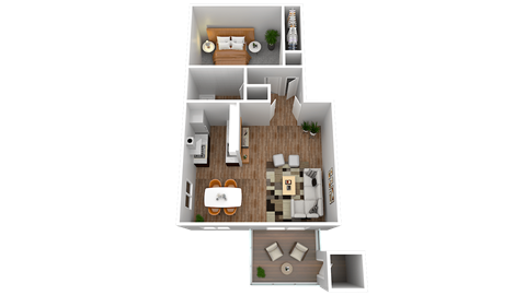 two bedroom two bathroom floor plan at the crossings at white marsh apartments in white marsh, md